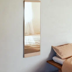 Rim Wall Mirror 110, white oak