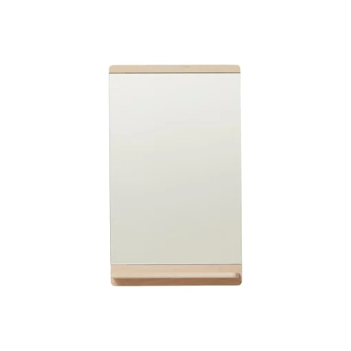 Rim Wall Mirror 68, white oiled oak