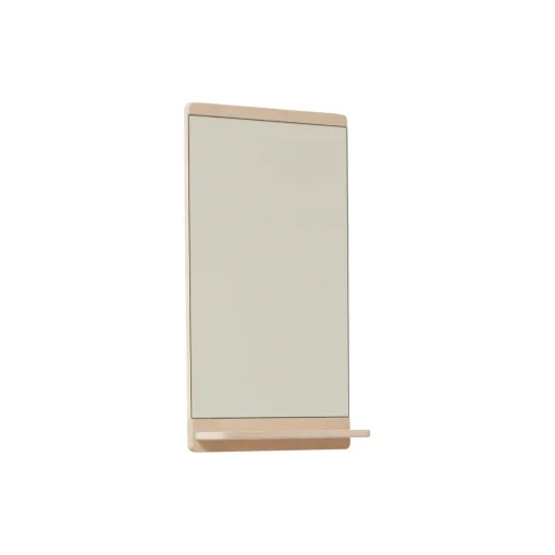 Rim Wall Mirror 68, white oiled oak