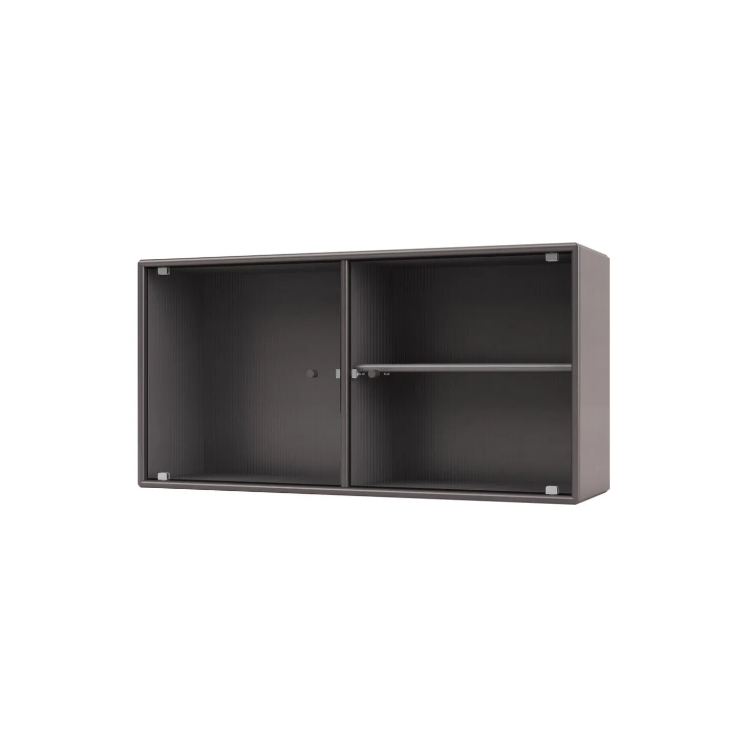 RIPPLE I vitrineskab, 35 coffee