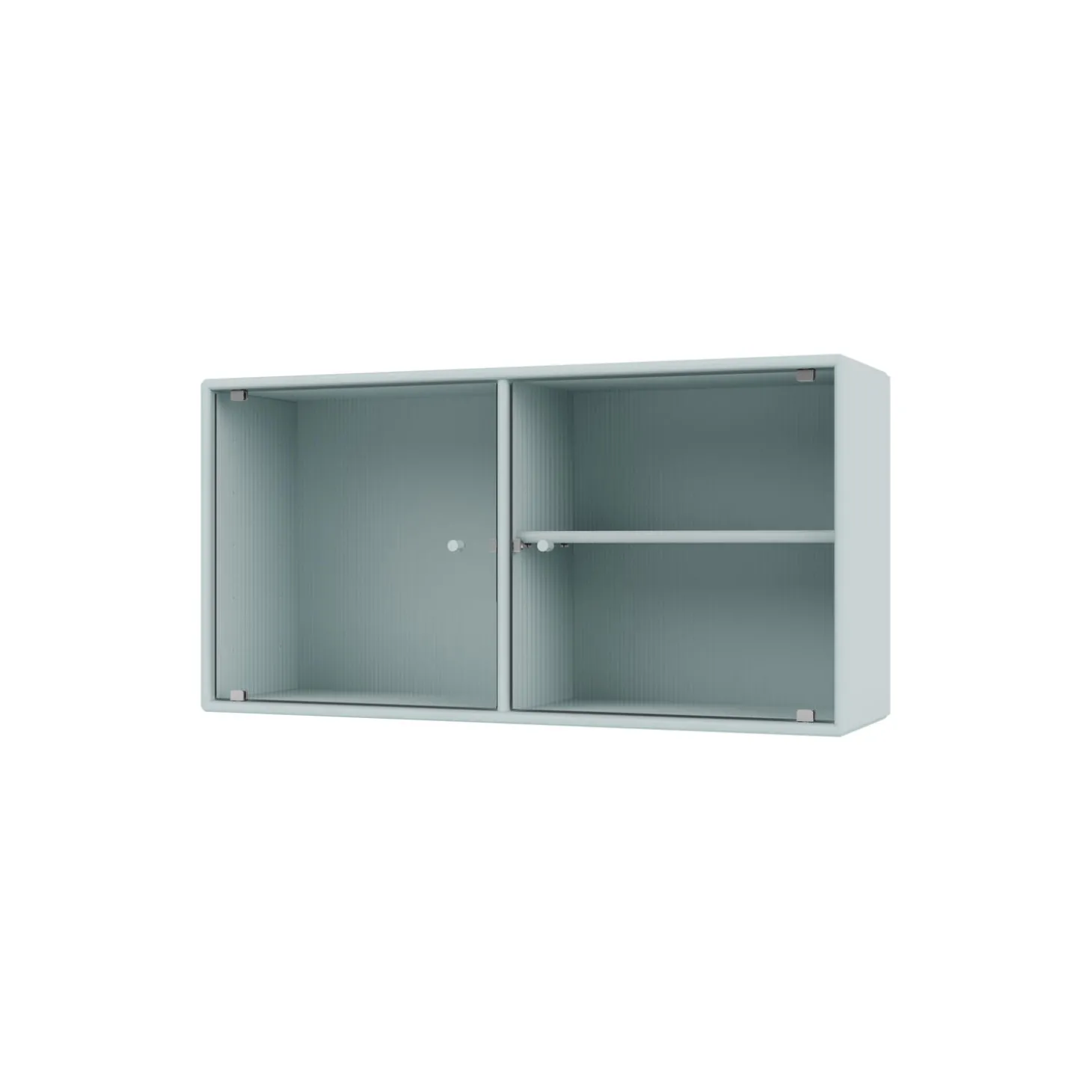 RIPPLE I vitrineskab, 148 flint