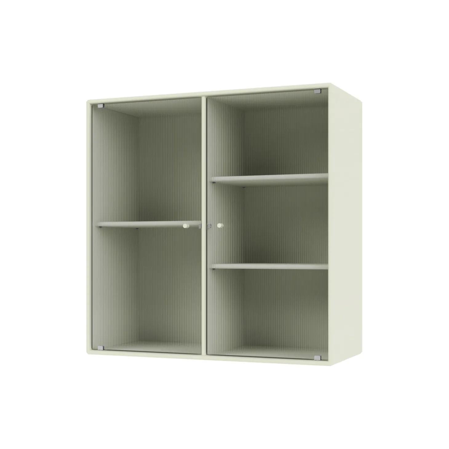 RIPPLE II vitrineskab, 140 pomelo