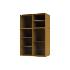 RIPPLE III vitrineskab, 142 amber