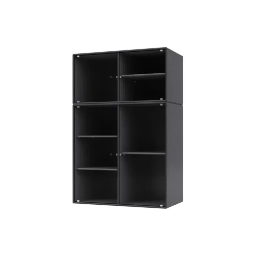 RIPPLE III vitrineskab, 04 anthracite
