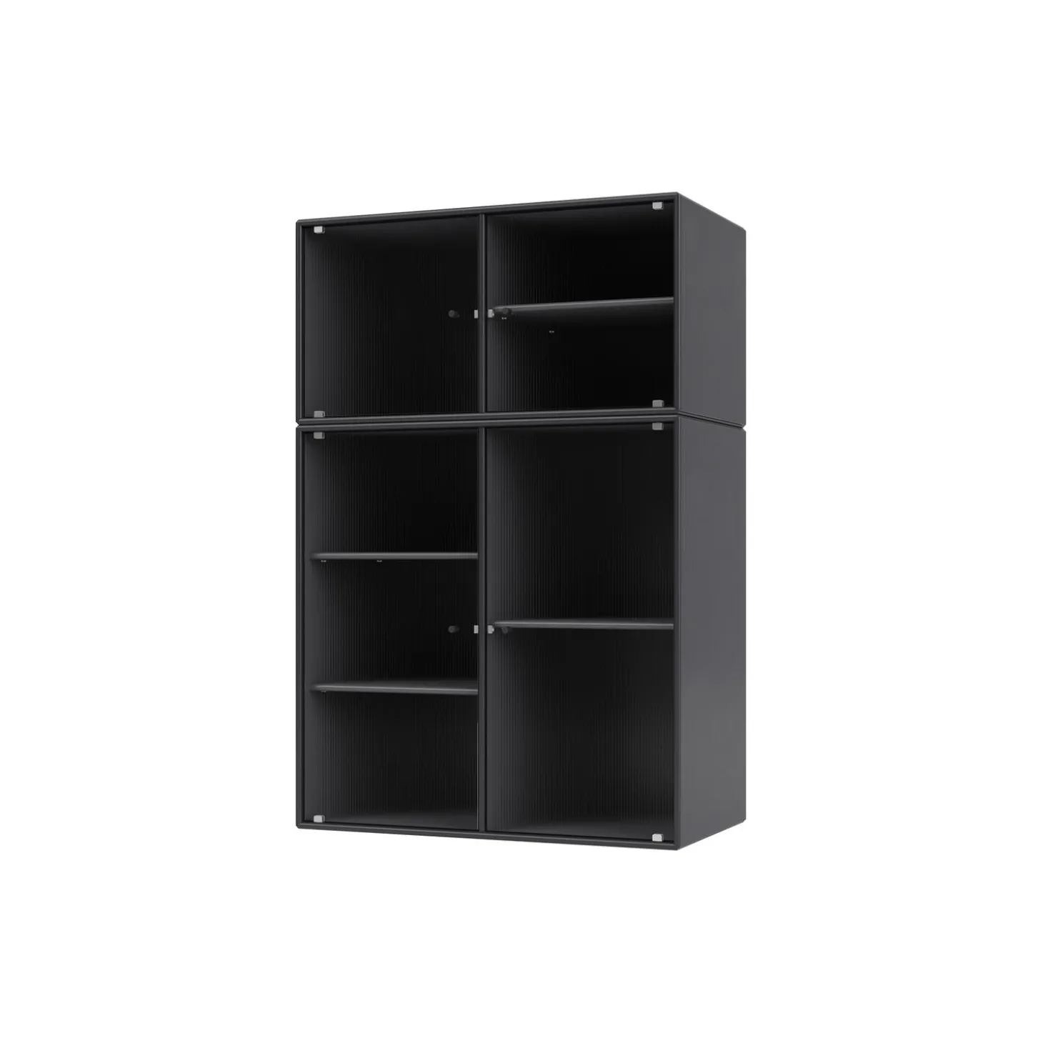 RIPPLE III vitrineskab, 04 anthracite