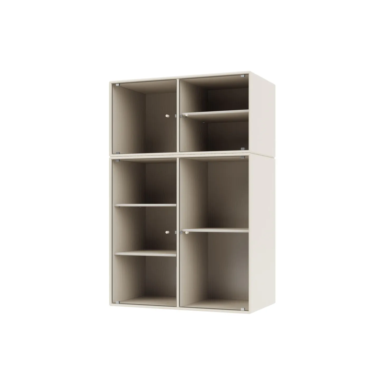 RIPPLE III vitrineskab, 158 oat