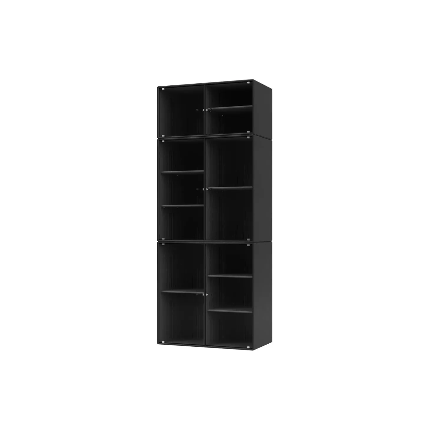 RIPPLE IV vitrineskab, 05 black