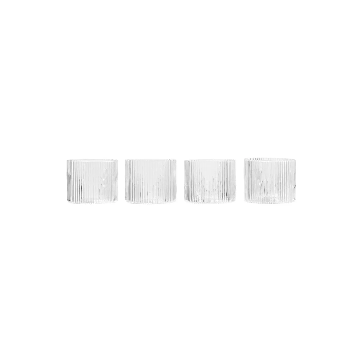Ripple Low Glasses 4 pcs