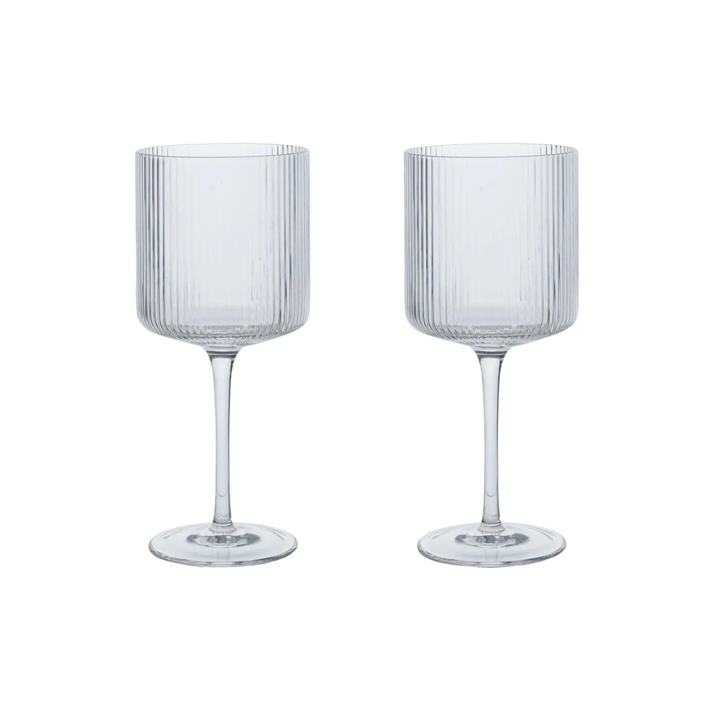 Ripple Rødvinsglas 2 stk., clear