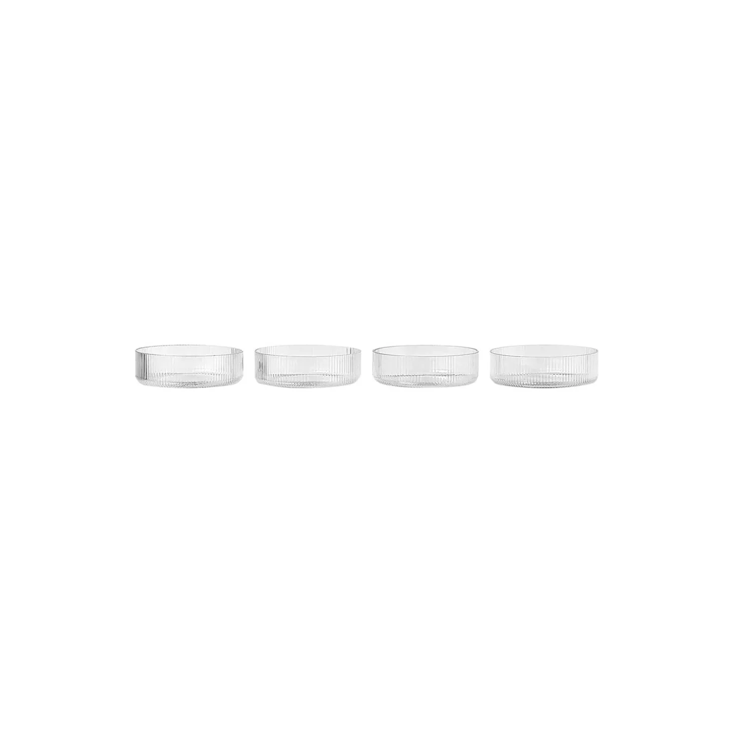 Ripple Serving Bowls 4 pcs
