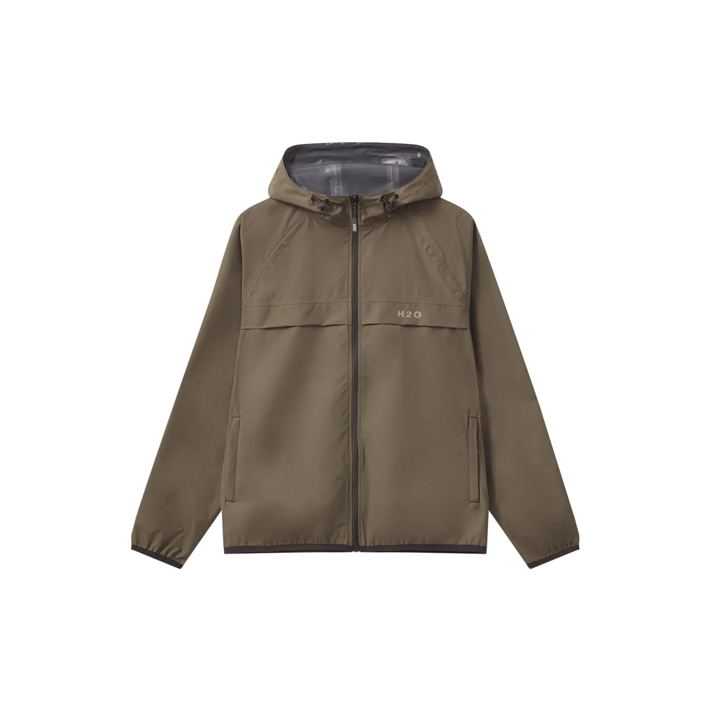 Rømø LW Rain Jacket Packable, dusty oak