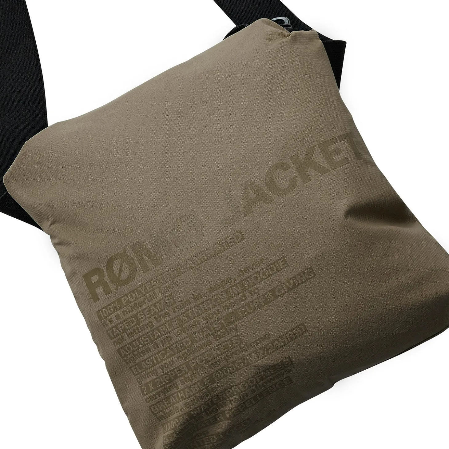 Rømø LW Rain Jacket Packable, dusty oak