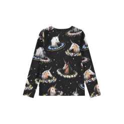 Rose T-shirt, magical galaxies