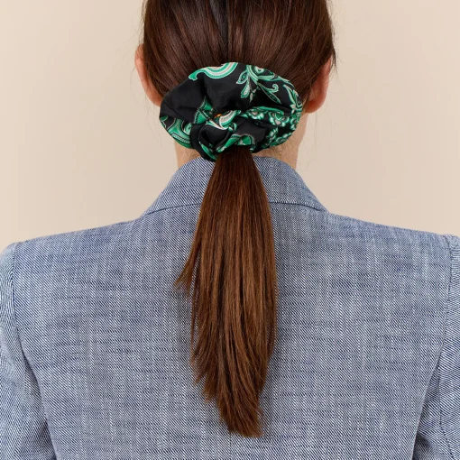 ROYAL PAISLEY Hair Scrunchie