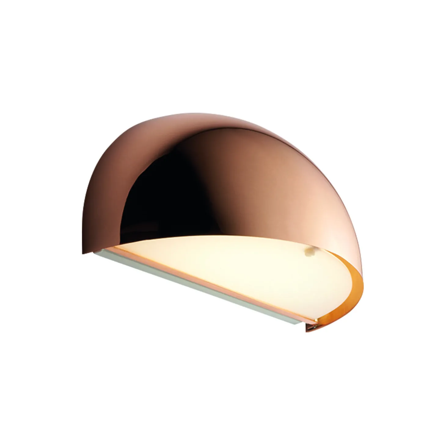 RØRHAT væglampe, rå kobber