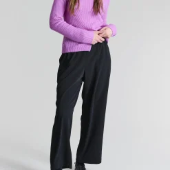 Ryoko lige bukser, black