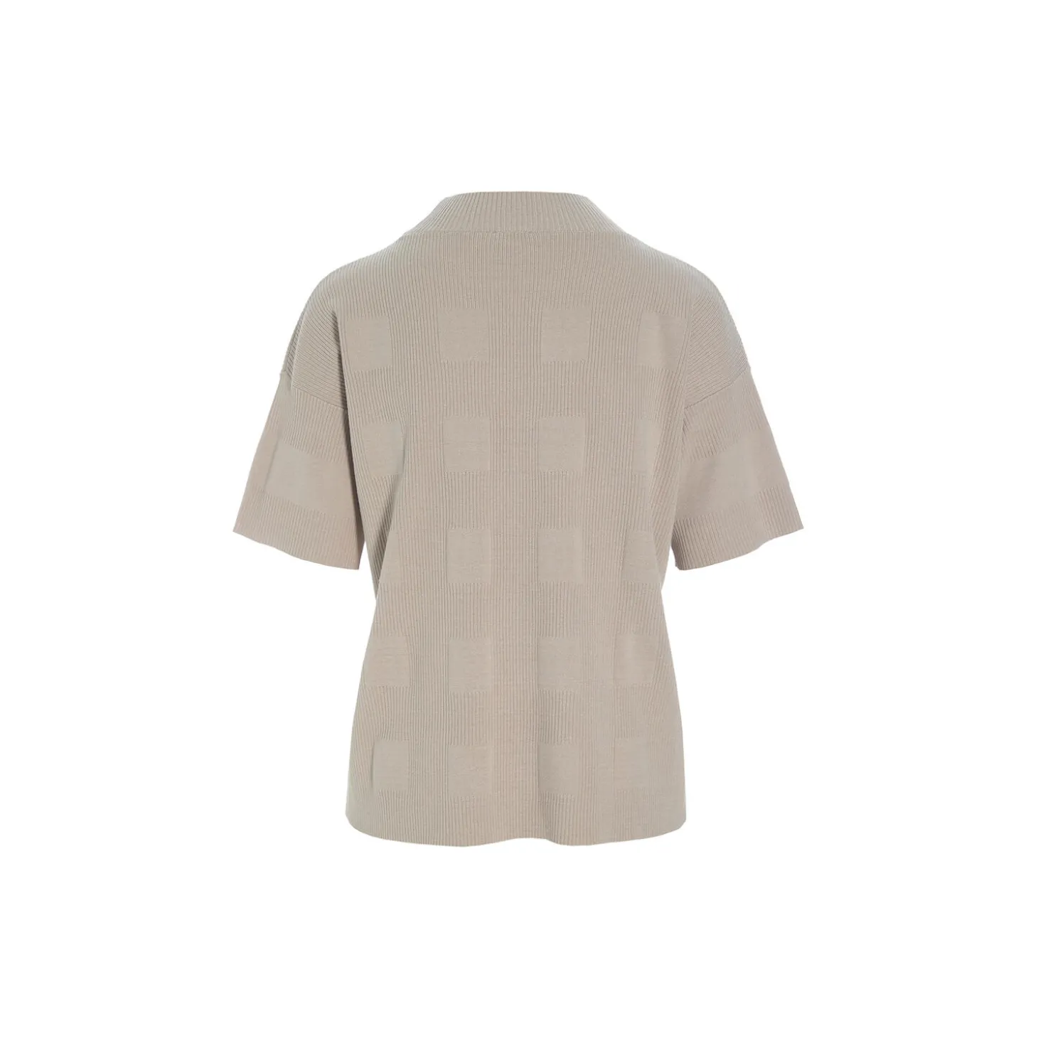 Saku kortærmet bluse, stone