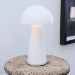 Sam genopladelig lampe, white