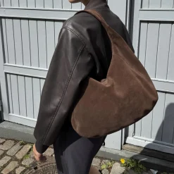 SamaraMBG Bag Suede, dark brown