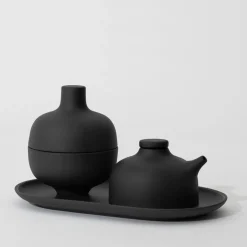 Sand Secrets Soy Pot, black clay