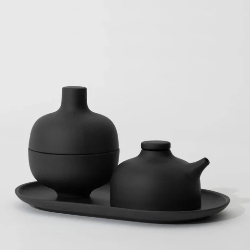 Sand Secrets Soy Pot, black clay