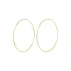 SANNE Hoops X Large, gold plated
