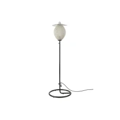 Satellite Outdoor Floor Lamp, cream white semi matt