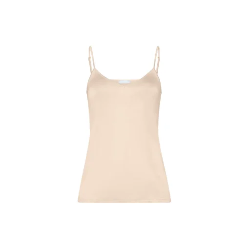 Satin Deluxe Spaghetti Top, natural
