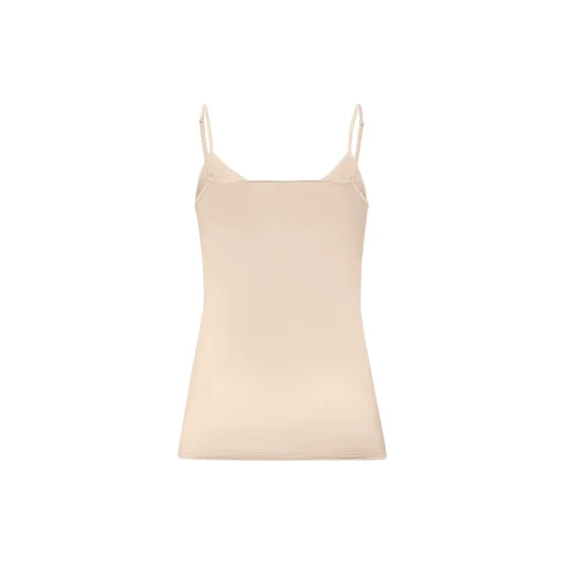 Satin Deluxe Spaghetti Top, natural