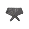 Scarf, grey melange