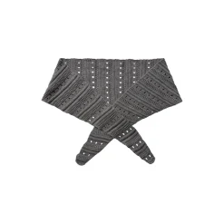 Scarf, grey melange