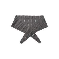 Scarf, grey melange