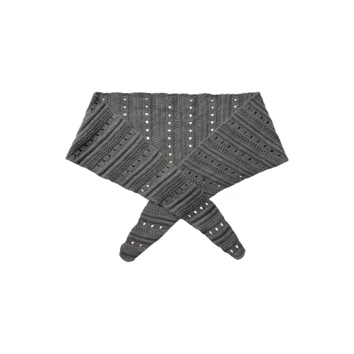 Scarf, grey melange