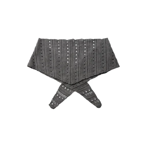 Scarf, grey melange