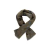 Scarf Wool, green pattern