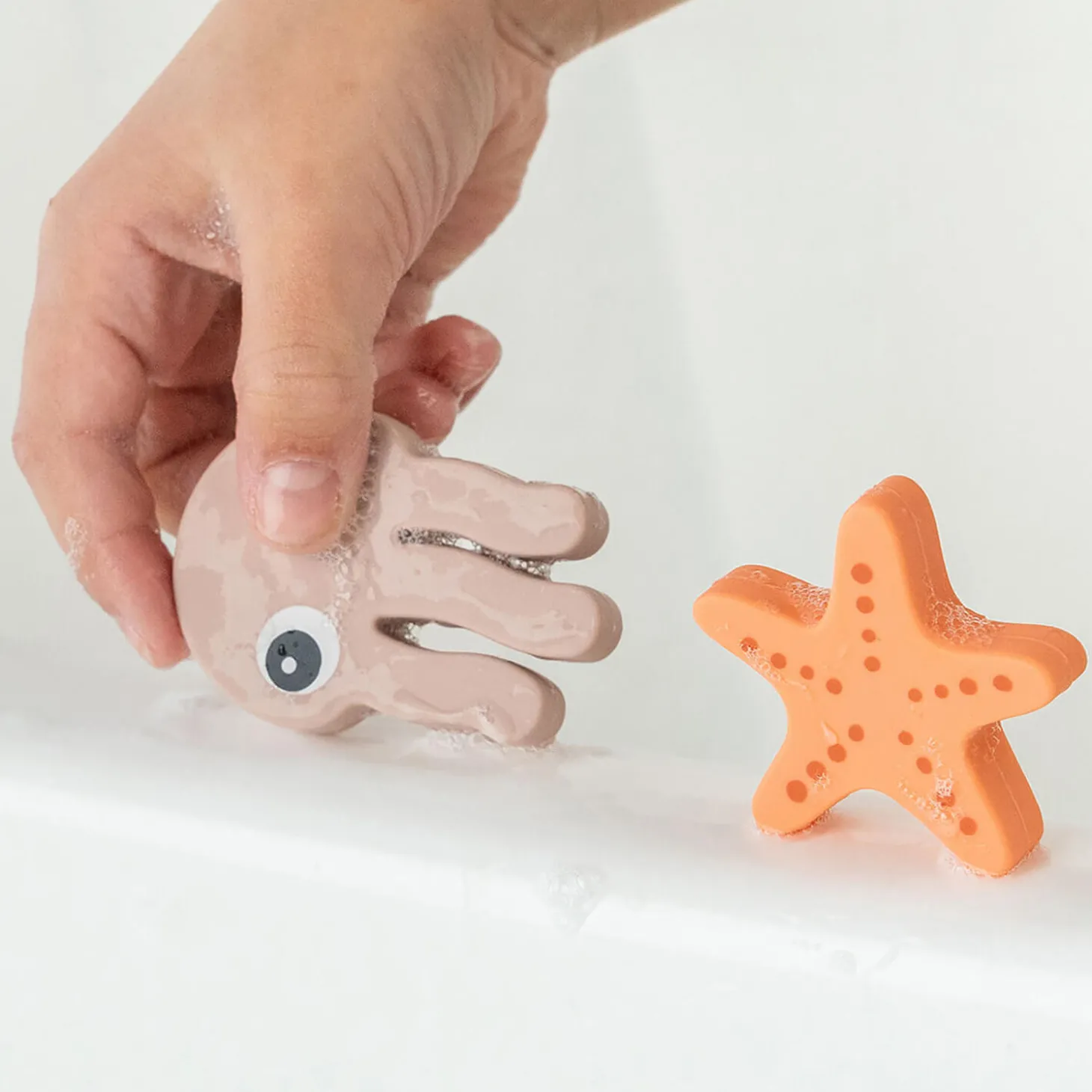 Sea Friends bade- og fiskelegetøj, colour mix