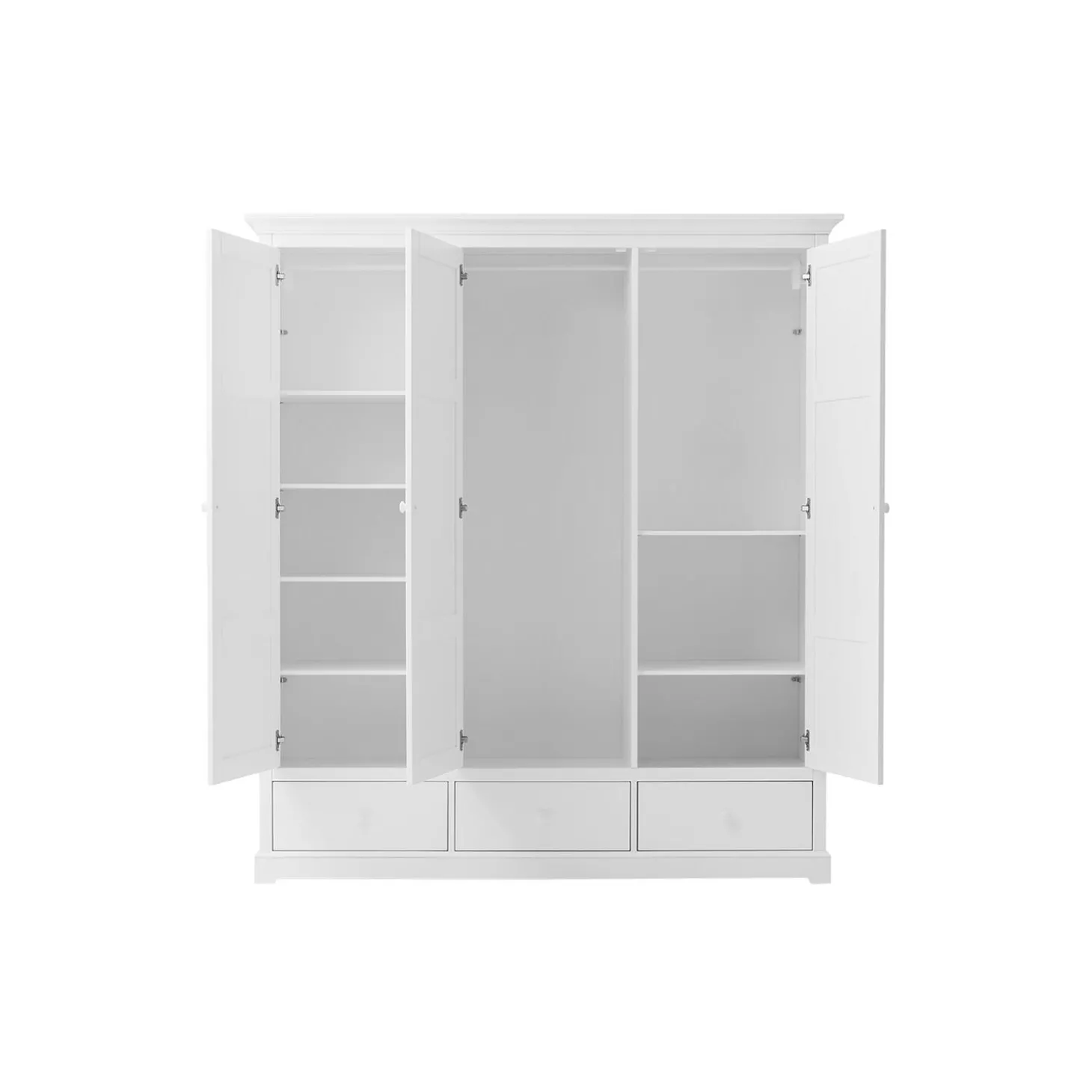 Seaside klædeskab med 3 døre