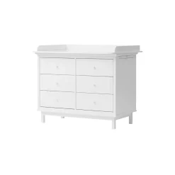 Seaside puslekommode med 6 skuffer