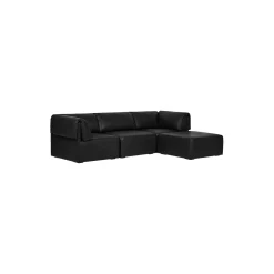 3-seater Wonder Sofa with Armrests and Chaise Longue, Brescia 0509