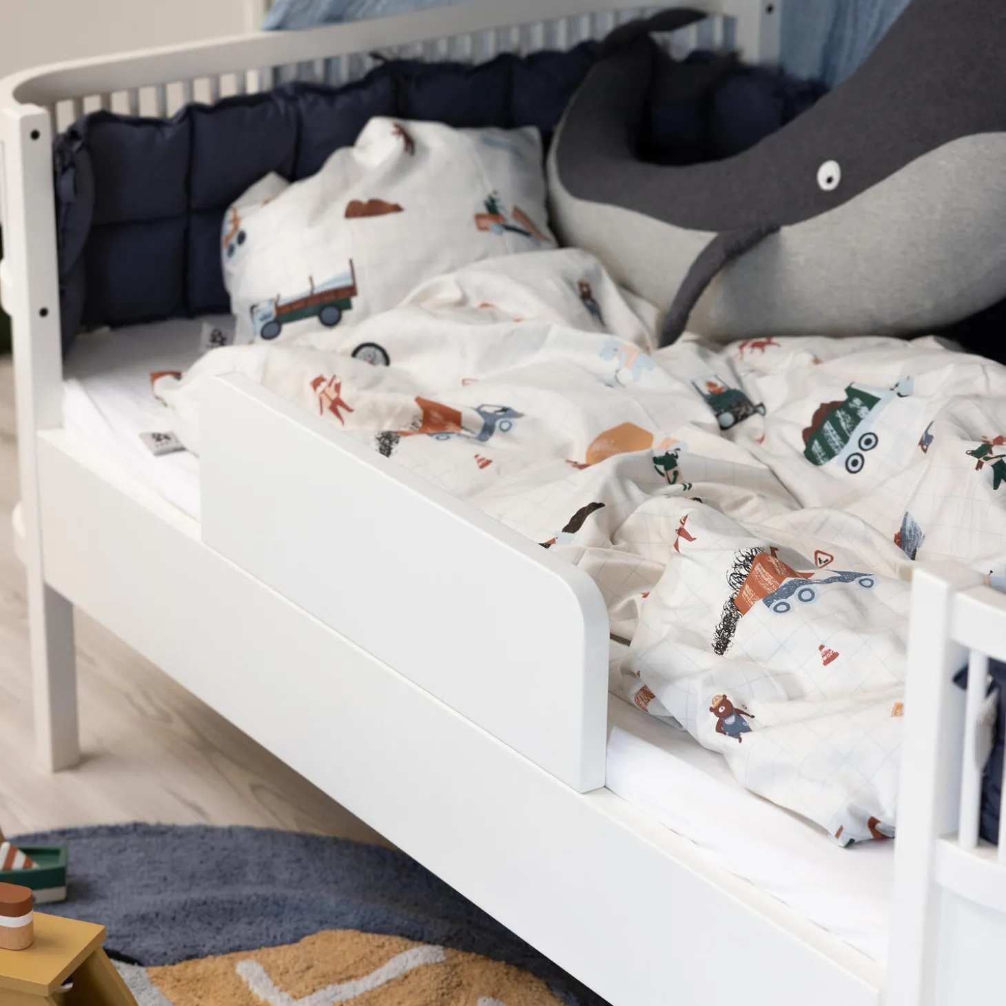 Sebra universal sengehest, classic white