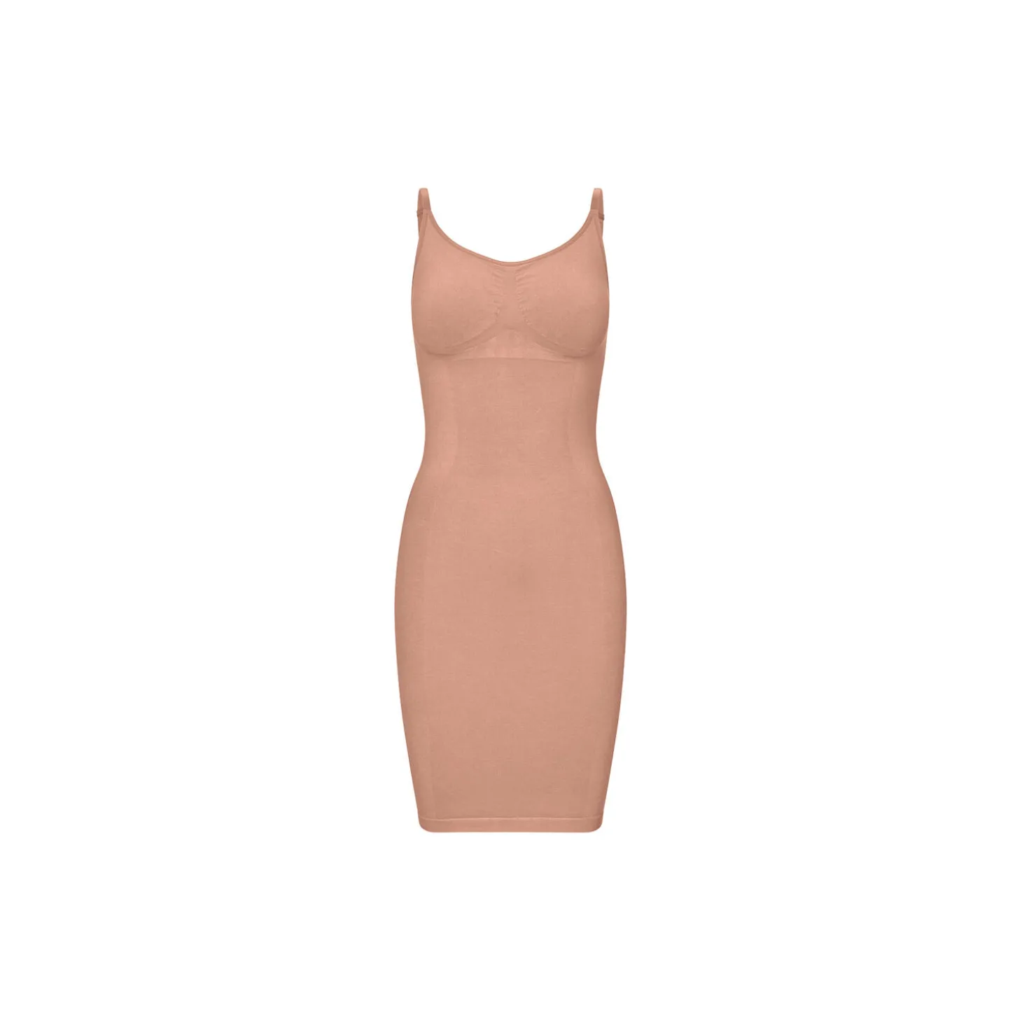 Second Skin Slip Dress, tan