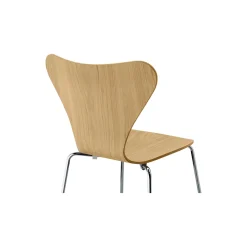 Serie 7™ 3107 stol, lacquered oak/chrome