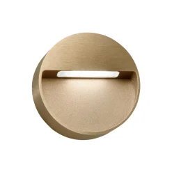 SERIOUS 1 væglampe, brass