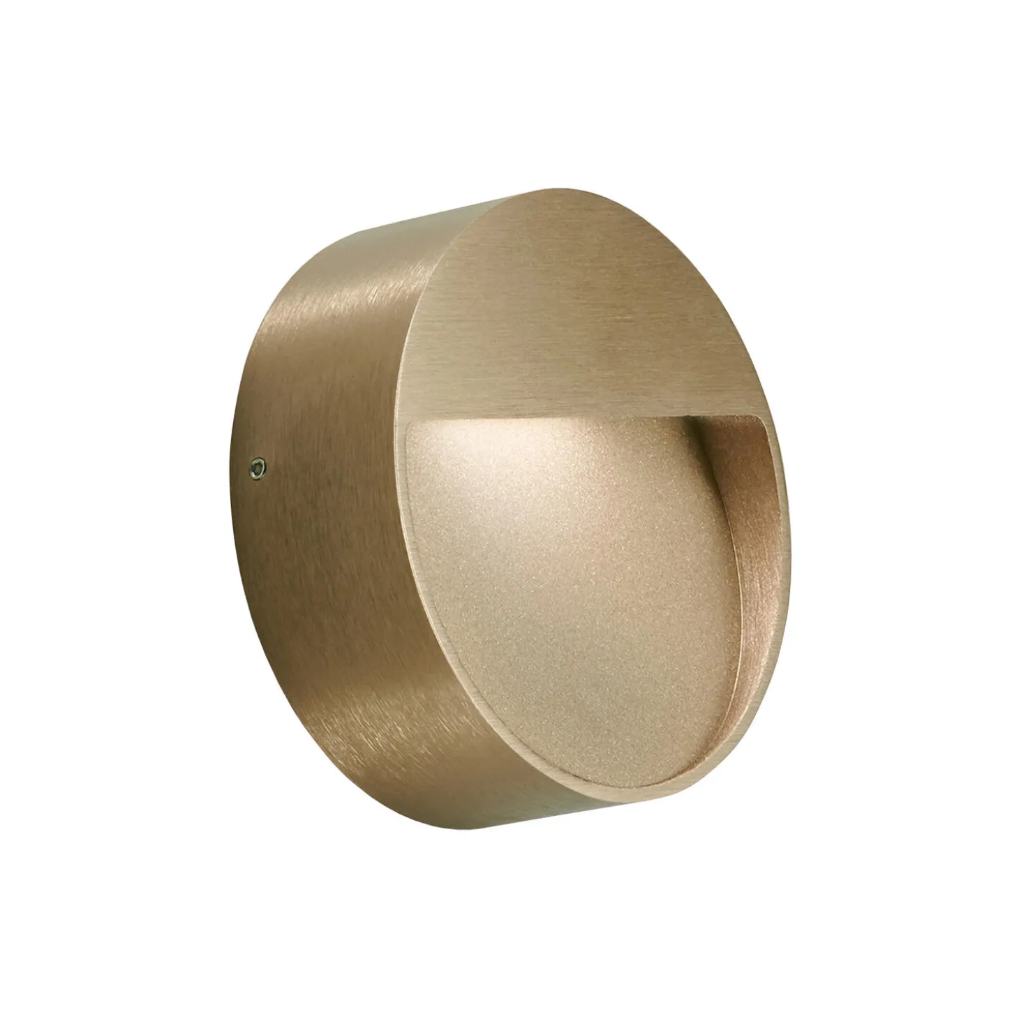 SERIOUS 1 væglampe, brass