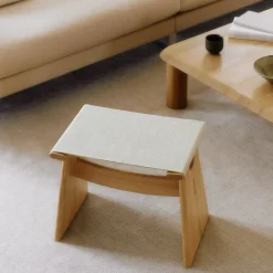 Seto Stool, light oiled oak/natural