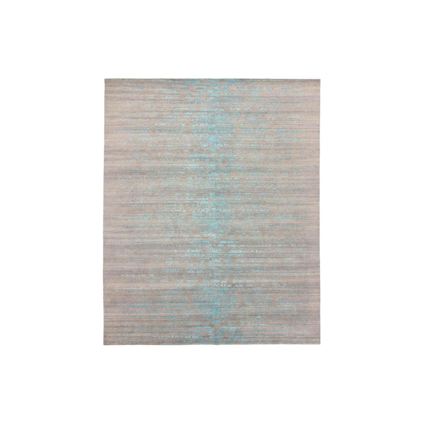 Shangri La gulvtæppe, aqua azul