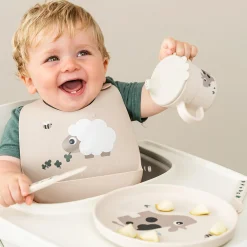 Sheepy silikone hagesmæk, sand