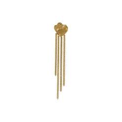 Shell Reflections Earring with Chains Single, gold