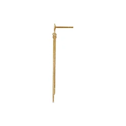 Shell Reflections Earring with Chains Single, gold