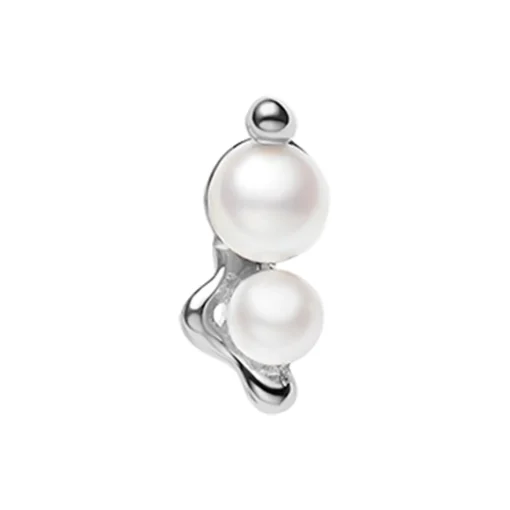 Shibuya Ni Stud, silver
